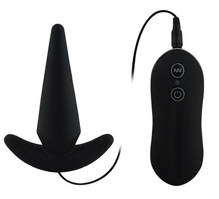 Пробка с вибрацией "Probe" черная 